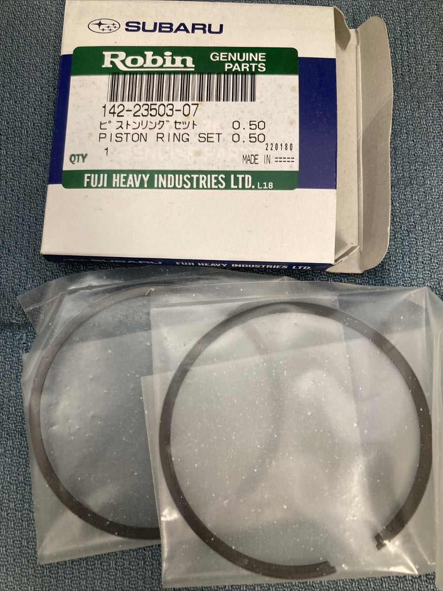 NEW SUBARU ROBIN 142-23503-07 PISTON RING SET 0.