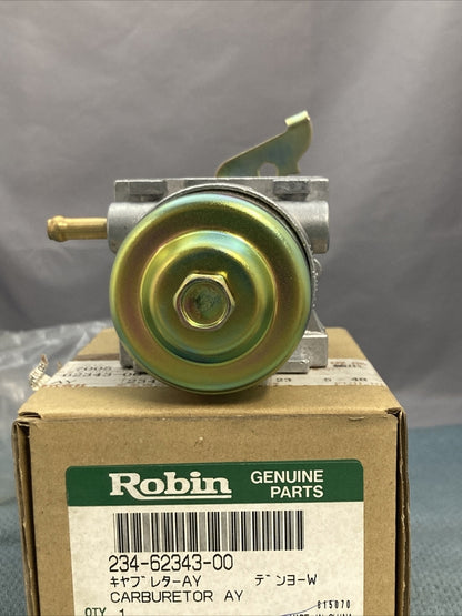 NEW SUBARU ROBIN 234-62343-00 CARBURETOR SUPERSEDED 234-62393-10