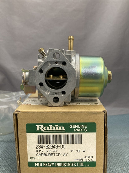 NEW SUBARU ROBIN 234-62343-00 CARBURETOR SUPERSEDED 234-62393-10