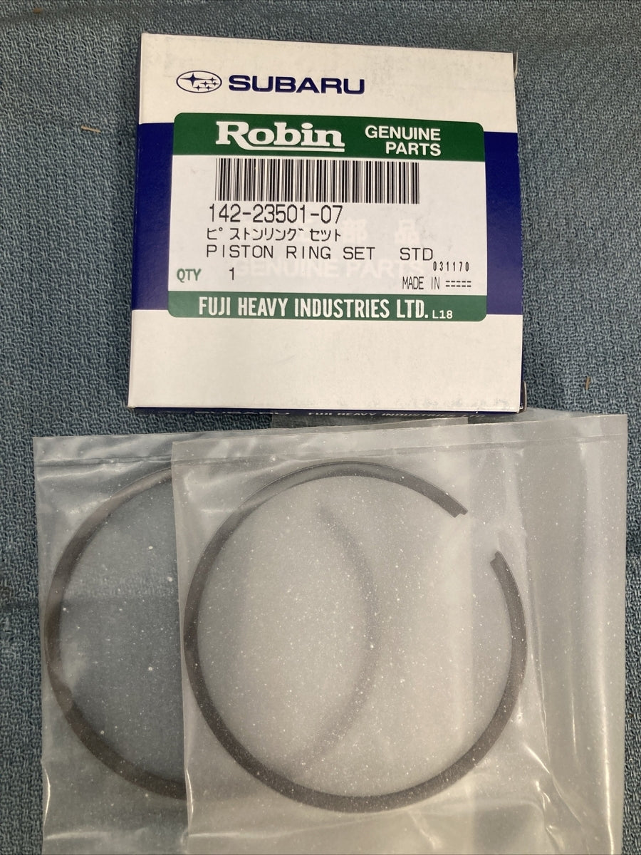 NEW SUBARU ROBIN 142-23501-07 PISTON RING SET STD