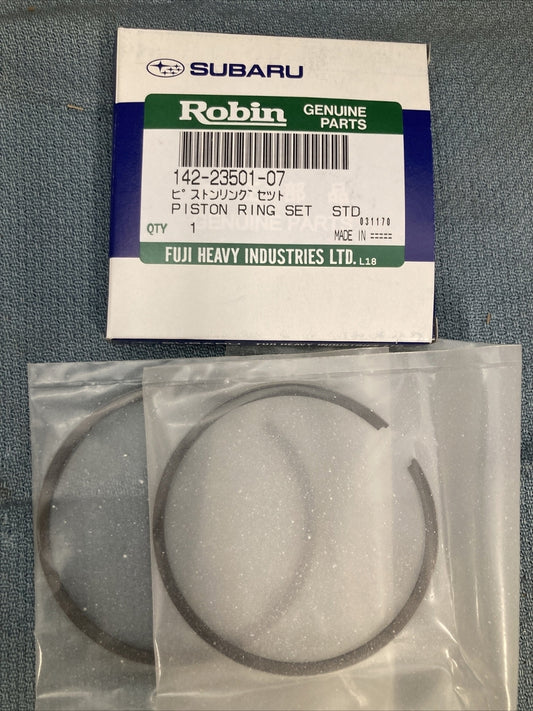 NEW SUBARU ROBIN 142-23501-07 PISTON RING SET STD