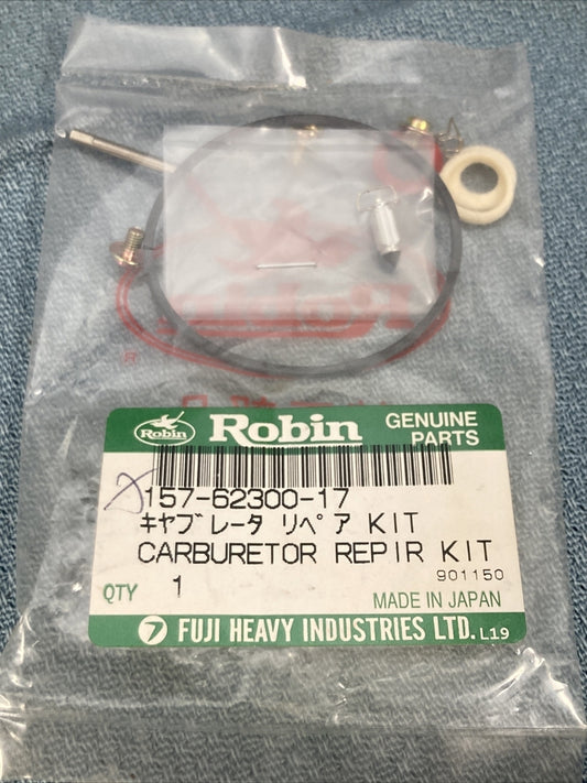 NEW SUBARU ROBIN 157-62300-17 CARBURETOR REPAIR KIT SUPERSEDES 157-62300-07