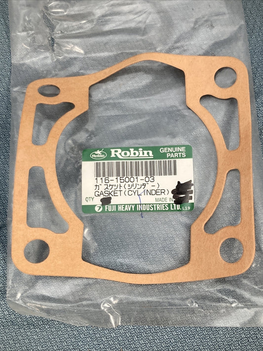 NEW SUBARU ROBIN 116-15001-03 CYLINDER GASKET