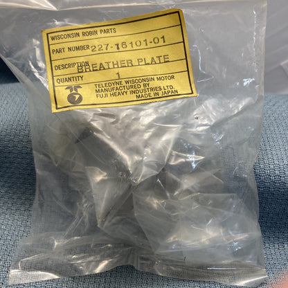 NEW WISCONSIN TELEDYNE SUBARU ROBIN 227-16101-01 BREATHER PLATE