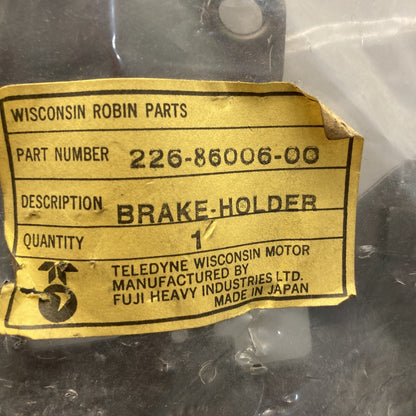 NEW WISCONSIN TELEDYNE SUBARU ROBIN 226-86006-00 BRAKE HOLDER