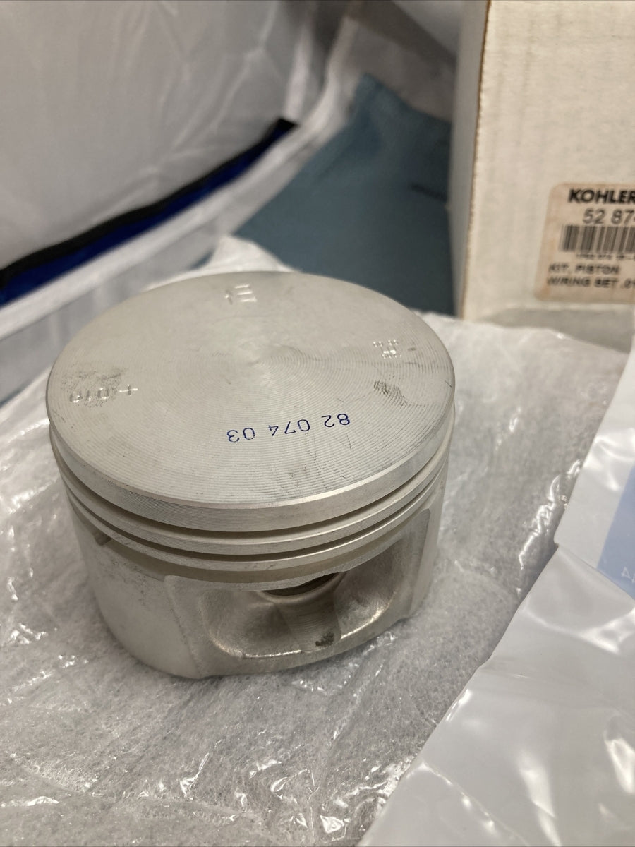 NEW GENUINE KOHLER 52 874 18-S PISTON KIT WITH RINGS