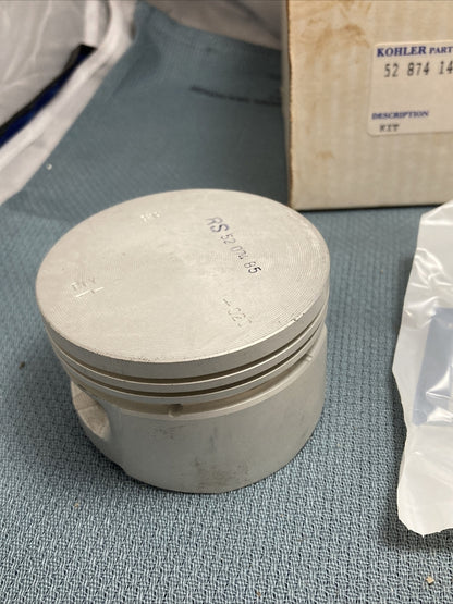 NEW GENUINE KOHLER 52 874 14 PISTON KIT WITH RINGS