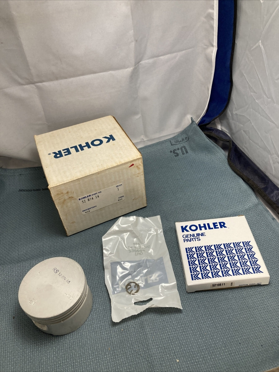 NEW GENUINE KOHLER 52 874 14 PISTON KIT WITH RINGS