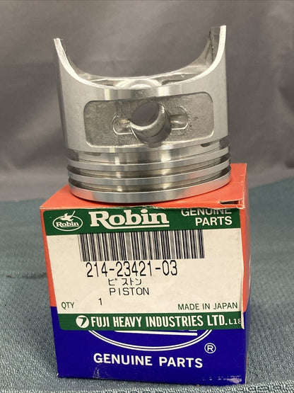 NEW SUBARU ROBIN 214-23401-03 PISTON SUPERSEDED 214-23421-03