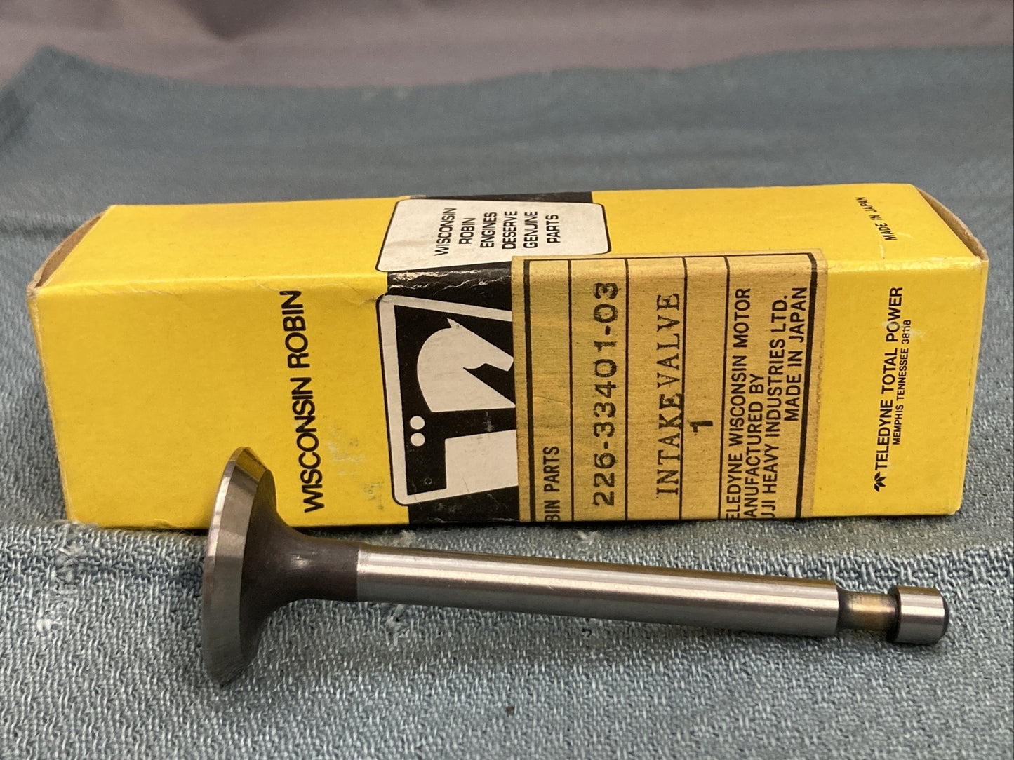 NEW WISCONSIN SUBARU ROBIN 226-33401-03 INTAKE VALVE SUPERSEDED 281-33401-03