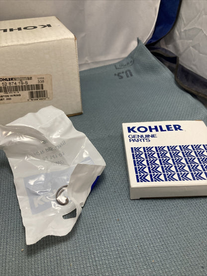 NEW GENUINE KOHLER 52 874 19-S PISTON KIT WITH RINGS