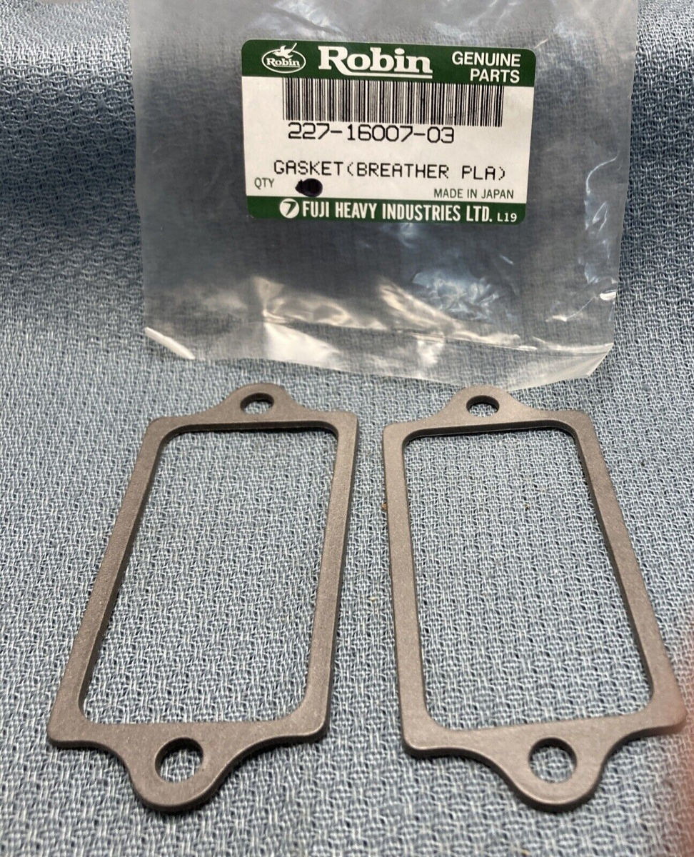 QTY 2, NEW SUBARU ROBIN 227-16007-03 GASKET