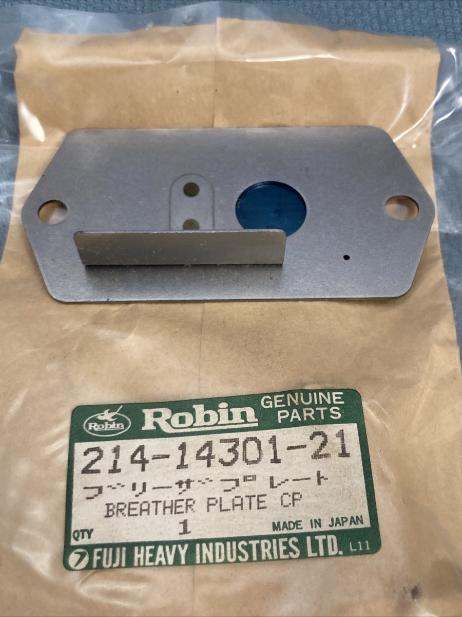 NEW SUBARU ROBIN 214-14301-21 BREATHER PLATE SUPERSEDES 214-14301-01