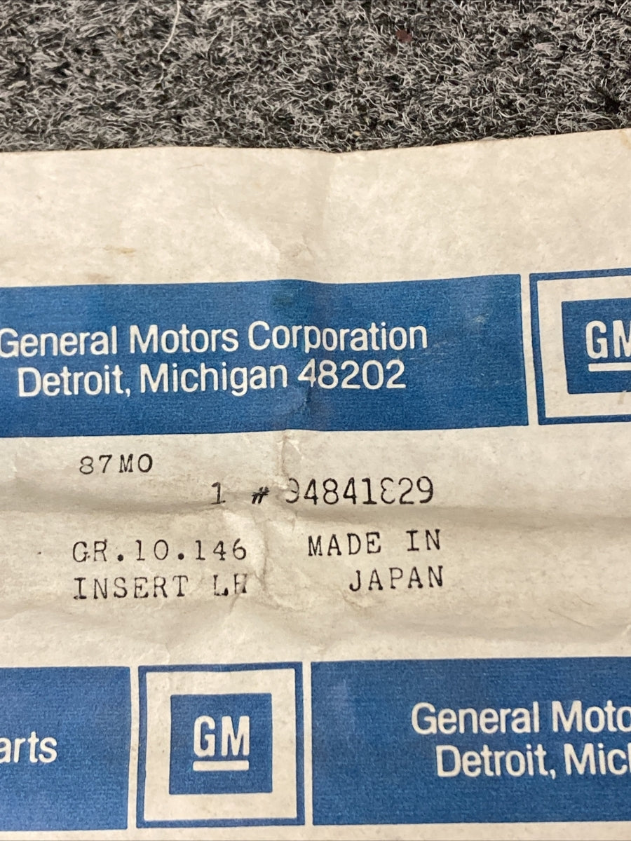 NEW GENUINE GM 34841829 INSERT, LH, WINDSHIELD WIPER BLADE GR 10.146