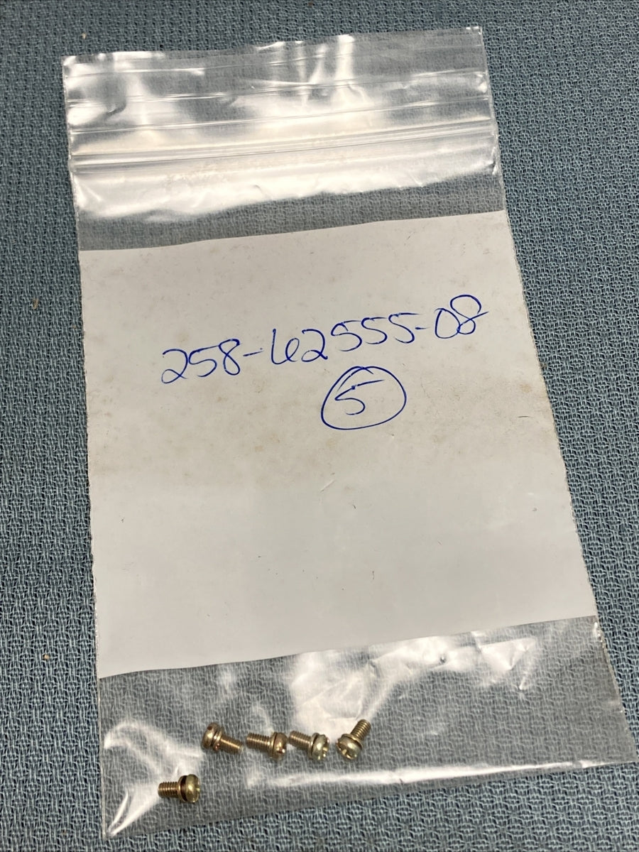 QTY 5 NEW ROBIN SUBARU 258-62555-08 SCREW, VALVE SET