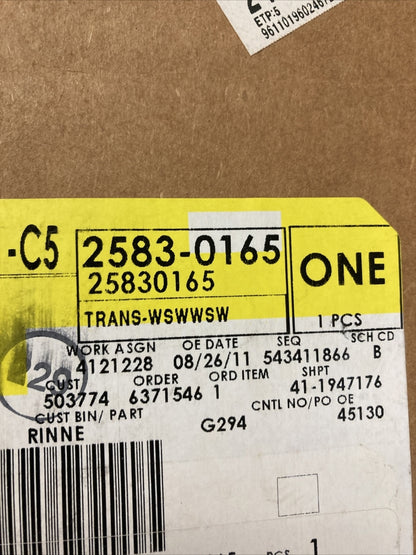NEW GENUINE ACDELCO/GM 25830165 TRANSMISSION ASM, WINDSHIELD WIPER GR 10.146