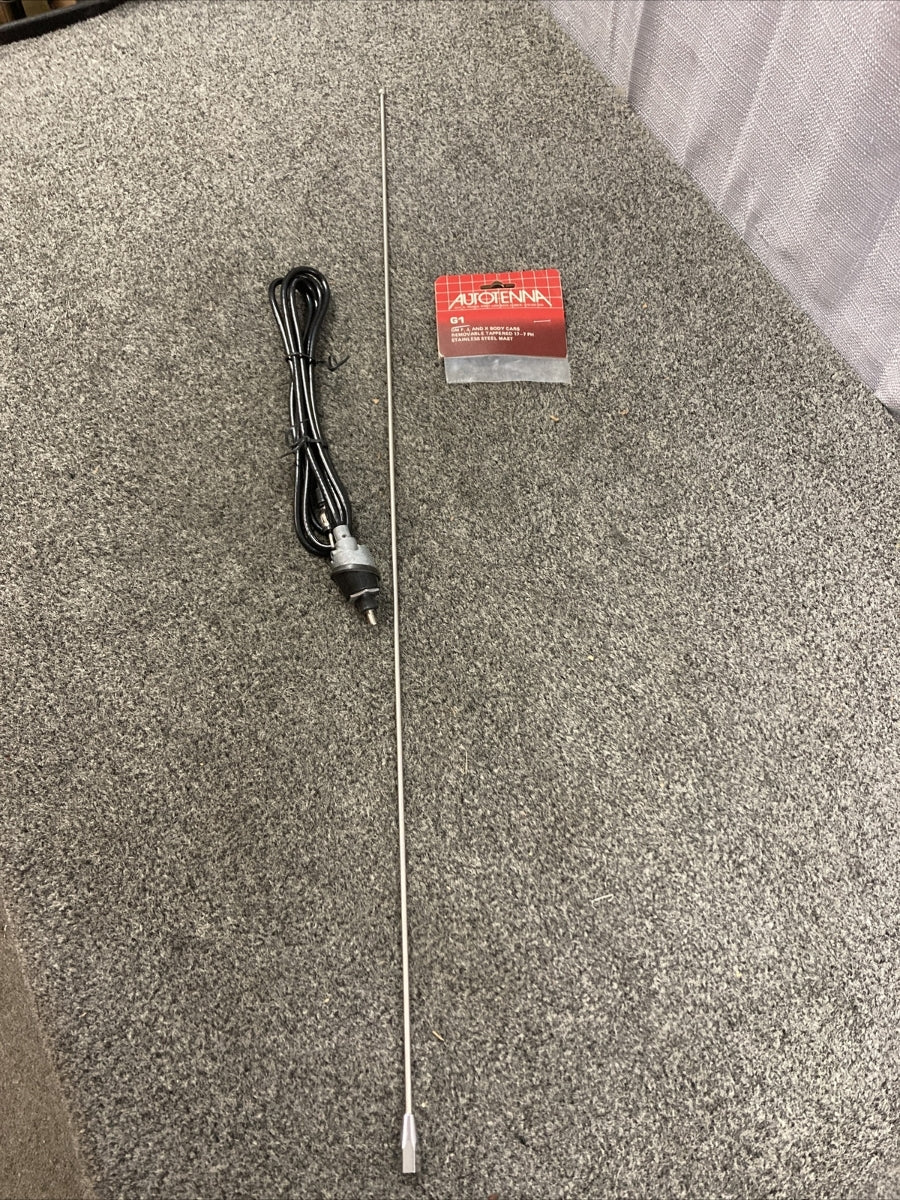 NEW AUTOTENNA G1 REMOVE TAPPERED 17-7 PH STAINLESS STEEL MAST GM F, J, & X BODY
