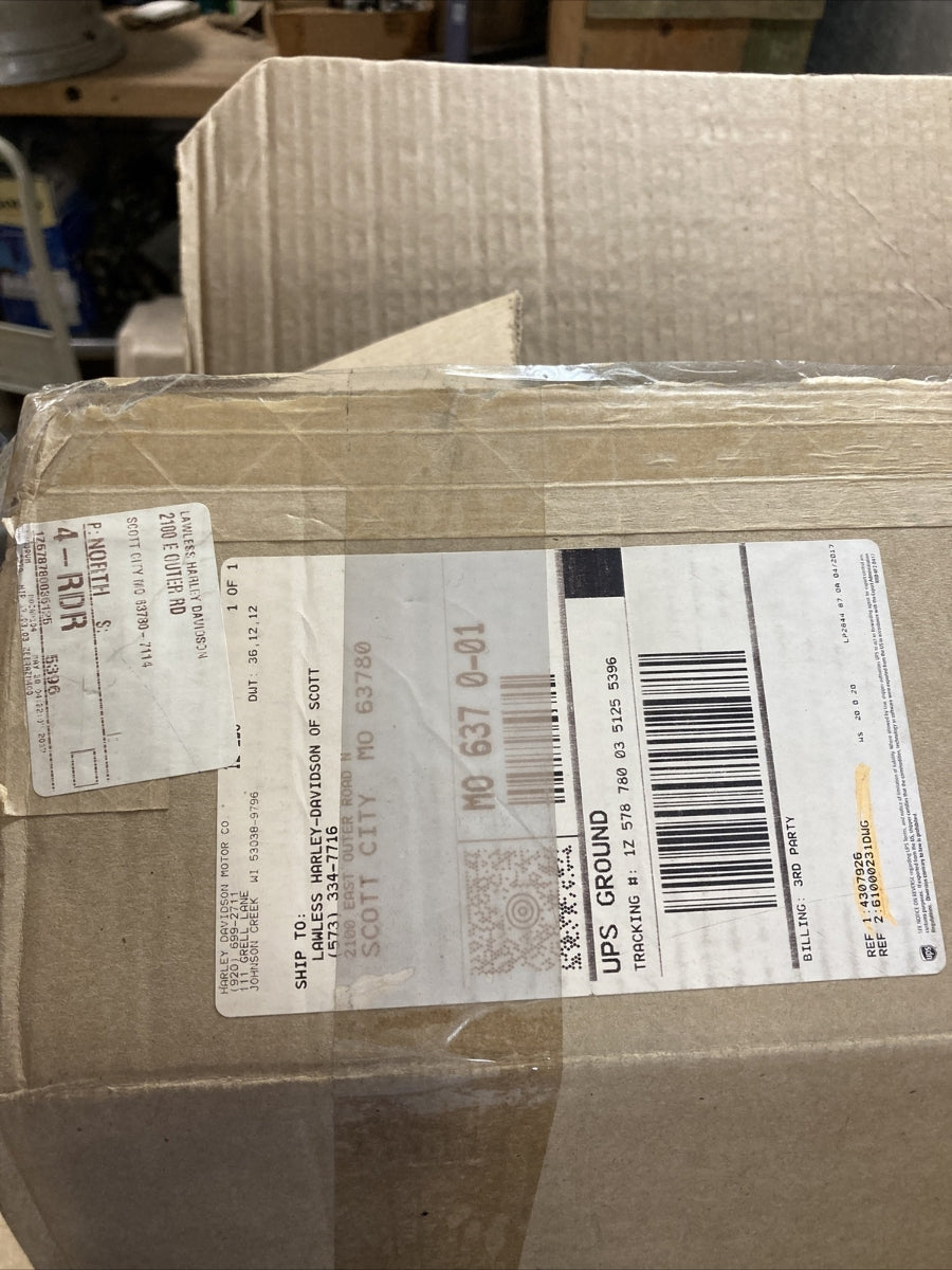 NEW GENUINE HARLEY DAVIDSON 61000231DWG CUSTOM FUEL TANK, GOLD FLAKE