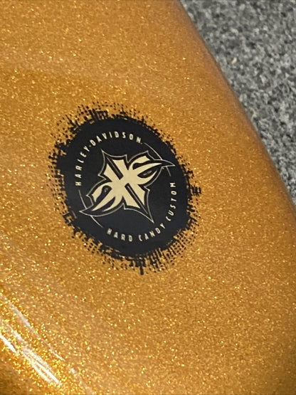 NEW GENUINE HARLEY DAVIDSON 61000231DWG CUSTOM FUEL TANK, GOLD FLAKE