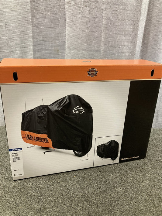 NEW GENUINE HARLEY DAVIDSON 93100041 INDOOR/OUTDOOR MOTORCYCLE COVER, BLACK