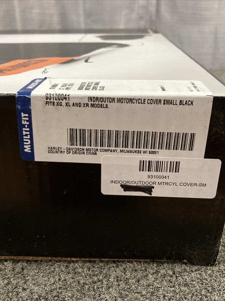 NEW GENUINE HARLEY DAVIDSON 93100041 INDOOR/OUTDOOR MOTORCYCLE COVER, BLACK