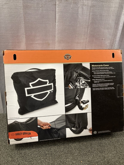 NEW GENUINE HARLEY DAVIDSON 93100041 INDOOR/OUTDOOR MOTORCYCLE COVER, BLACK