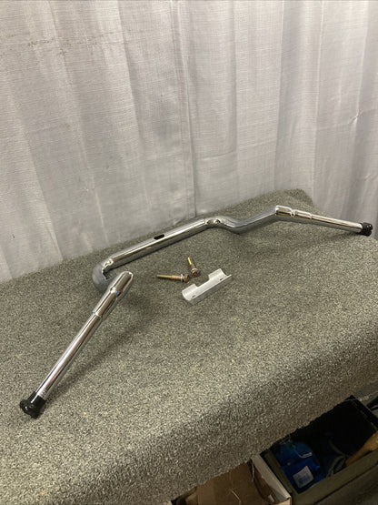 NEW LA CHOPPERS 0601-4621 12" CHROME 1-1/2" GRANDE TWIN PEAKS TOURING HANDLEBARS
