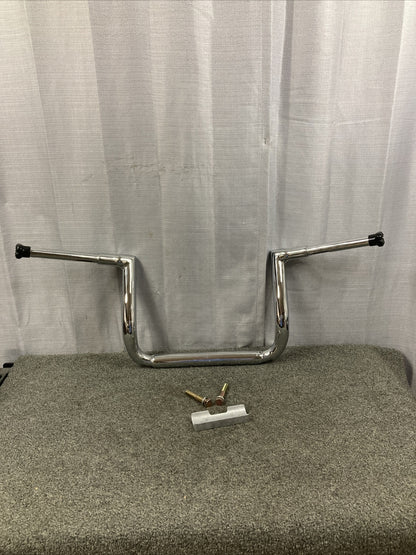 NEW LA CHOPPERS 0601-4621 12" CHROME 1-1/2" GRANDE TWIN PEAKS TOURING HANDLEBARS