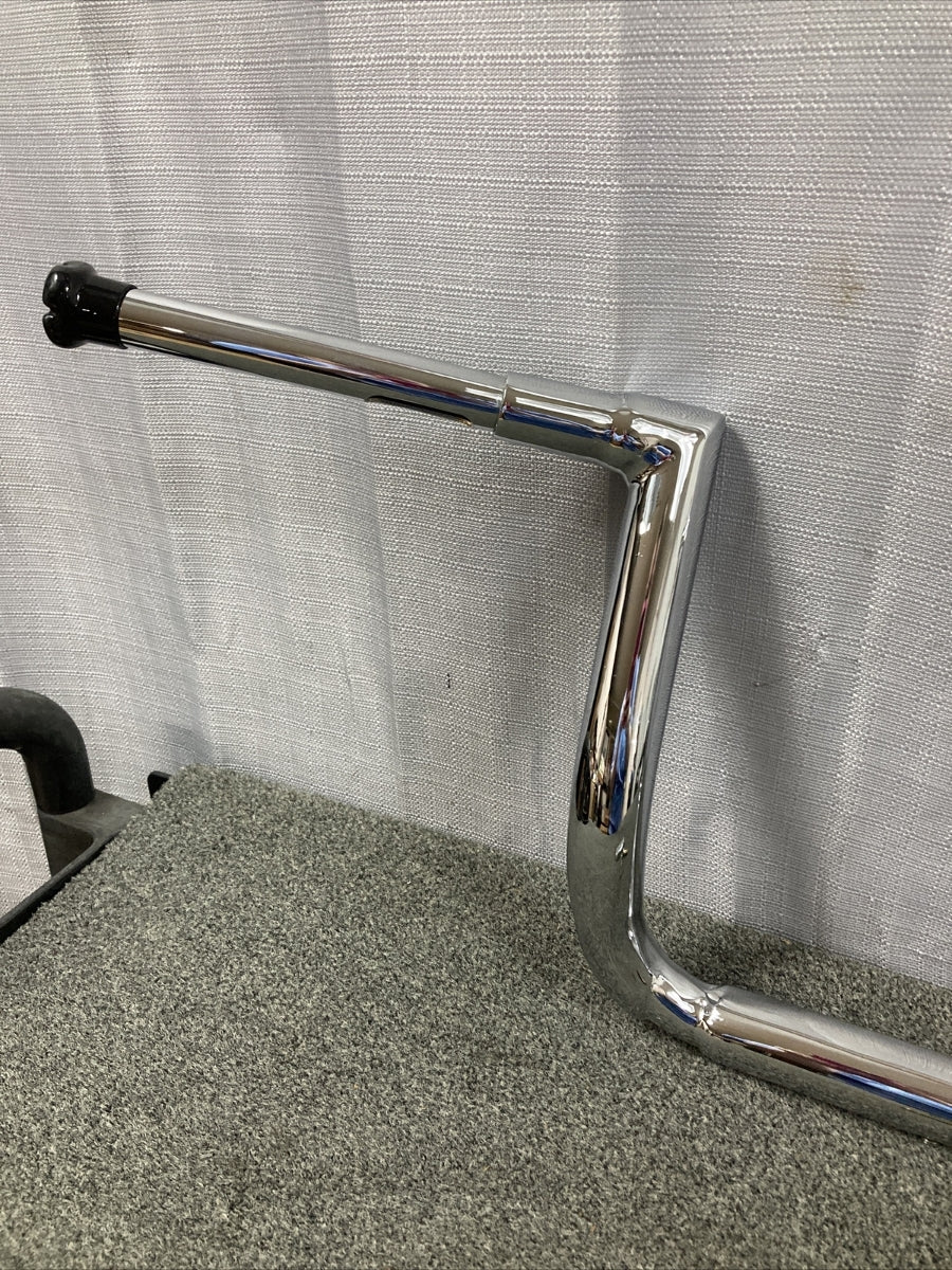 NEW LA CHOPPERS 0601-4621 12" CHROME 1-1/2" GRANDE TWIN PEAKS TOURING HANDLEBARS