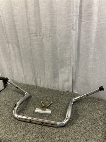 NEW LA CHOPPERS 0601-4621 12" CHROME 1-1/2" GRANDE TWIN PEAKS TOURING HANDLEBARS