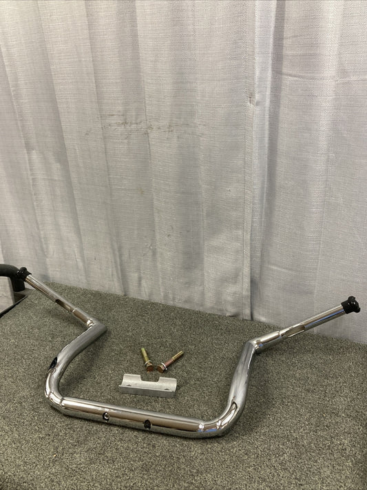NEW LA CHOPPERS 0601-4621 12" CHROME 1-1/2" GRANDE TWIN PEAKS TOURING HANDLEBARS