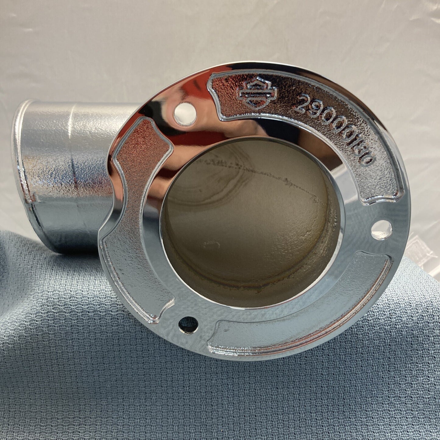 NEW GENUINE HARLEY DAVIDSON 29000194 INTAKE TUBE, HEAVY BREATHER M8 CHROME