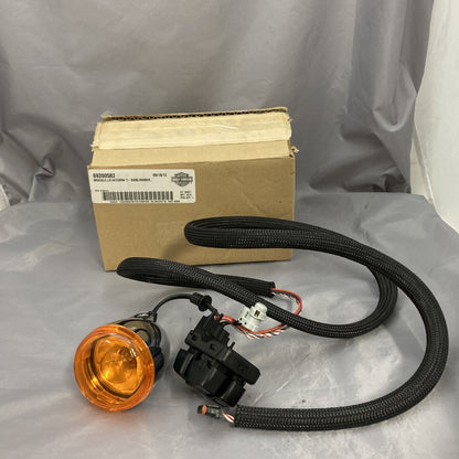 NEW GENUINE HARLEY DAVIDSON 69200582 INTAKE MODULE LH W/ CHOME T-SGNL AMBER