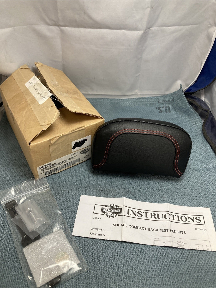 NEW GENUINE HARLEY DAVIDSON 52300555 KIT, BACKREST, COMPACT