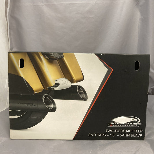 NEW GENUINE HARLEY DAVIDSON SCREAMING EAGLE 65100076 Two-Piece 4.5 in. End Caps