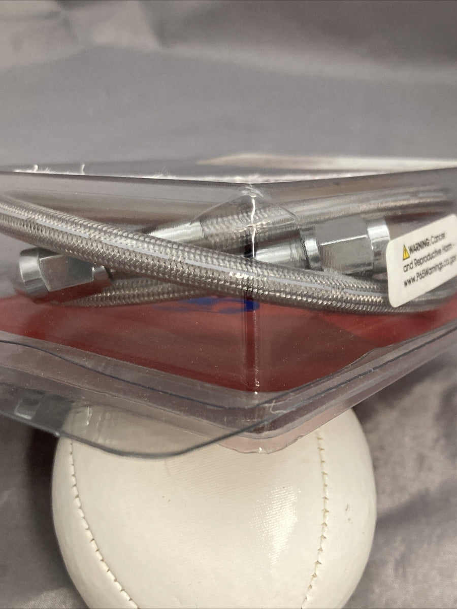 NEW GOODRIDGE 80328 28" FEM-FEM BRAIDED CLEAR COAT UNIVERSAL HOSE