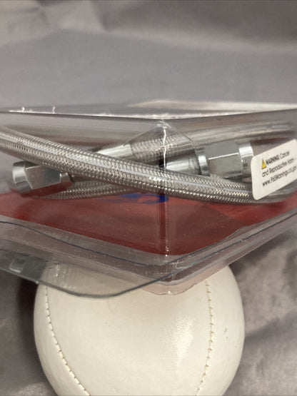 NEW GOODRIDGE 80328 28" FEM-FEM BRAIDED CLEAR COAT UNIVERSAL HOSE