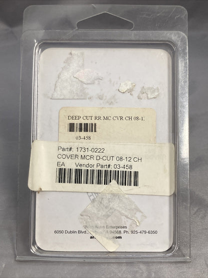 NEW GENUINE ARLEN NESS 1731-0222 BRAKE MASTER CYLINDAR COVER DEEP CUT