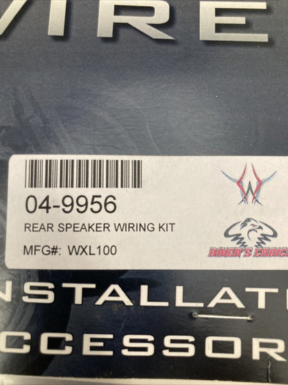 NEW HAWG WIRED WXL100 REAR SPEAKER WIRING KIT