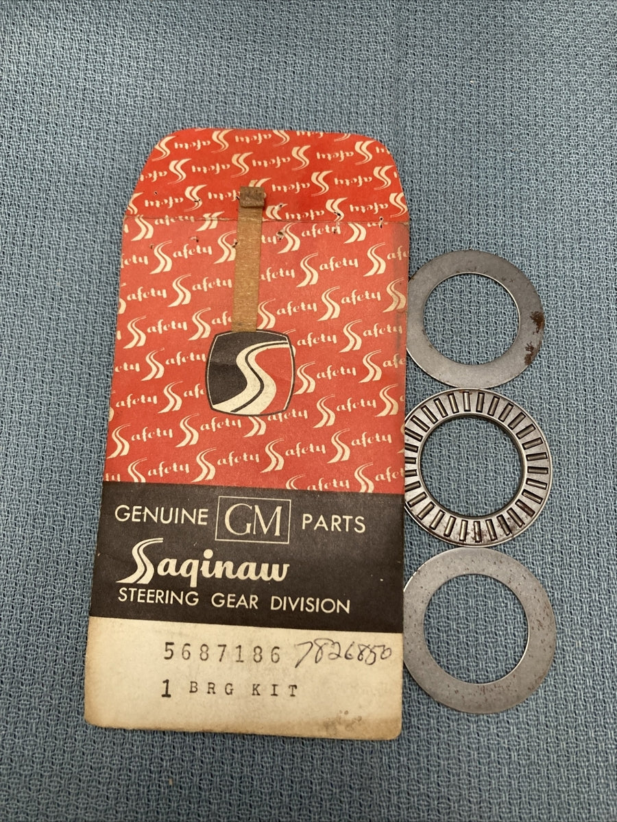 NEW GENUINE GM SAGINAW 5687186 BEARING KIT, STEERING GEAR WORM THRUST