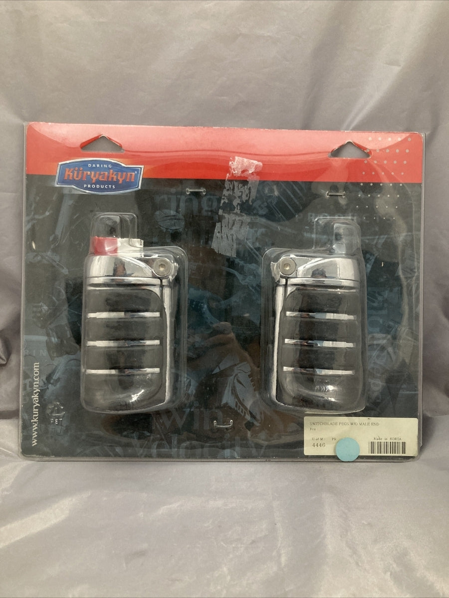 NEW KURYAKYN 4446 SWITCHBLADE PEGS W/O MALE END