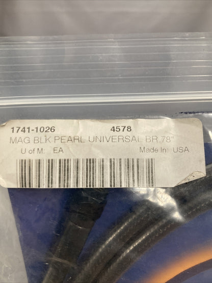 NEW MAGNUM 1714-1026 UNIVERSAL BRAKE LINE BLACK PEARL 78"