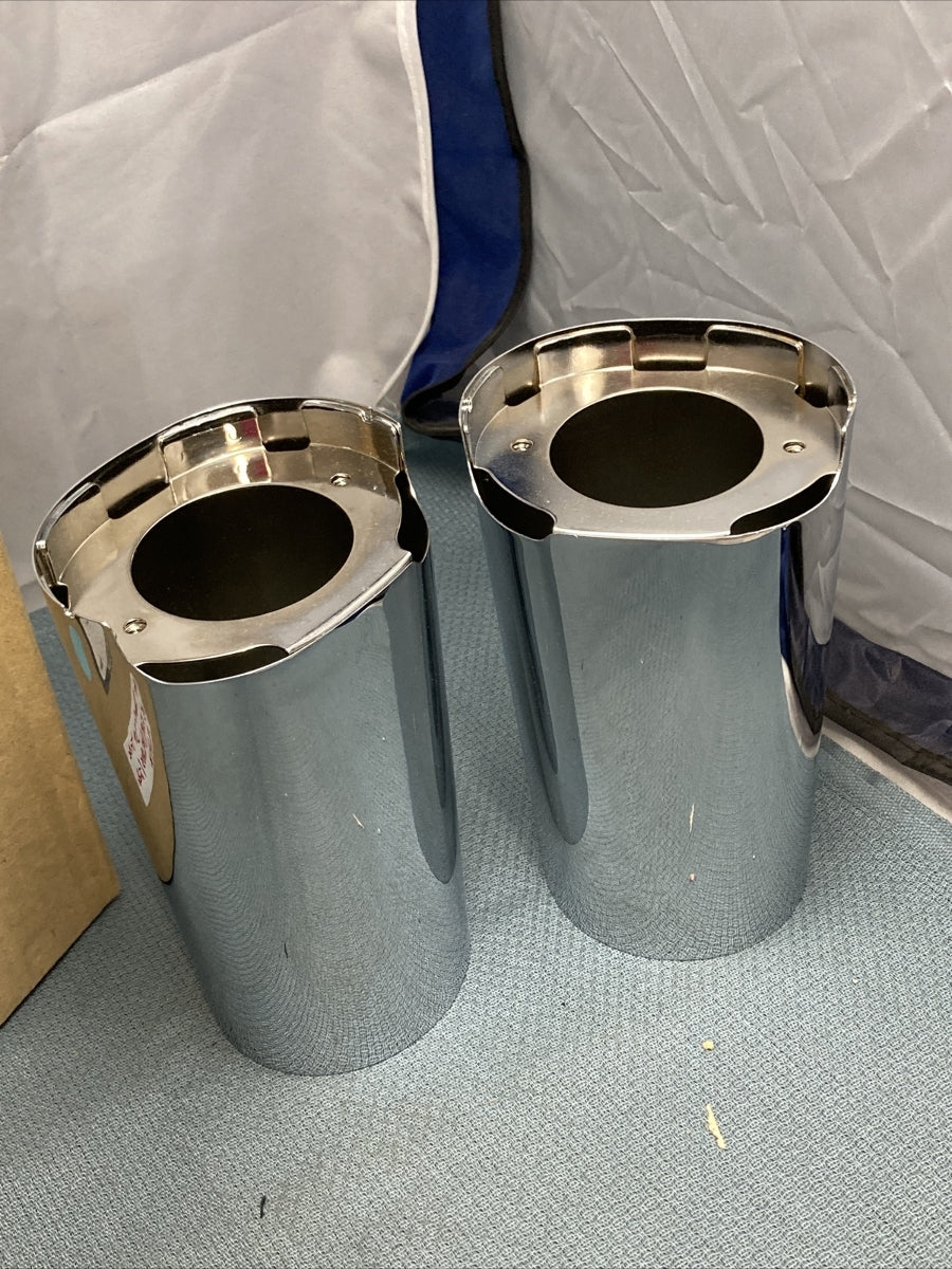 NEW HARD DRIVE 820-52370 HD UPPER FORK TUBE COVERS, CHROME