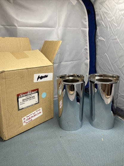 NEW HARD DRIVE 820-52370 HD UPPER FORK TUBE COVERS, CHROME