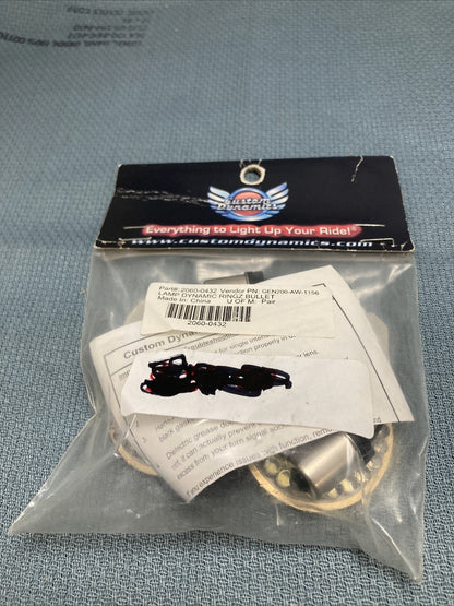 NEW CUSTOM DYNAMICS 2060-0432 LAMP DYNAMIC RINGZ BULLET