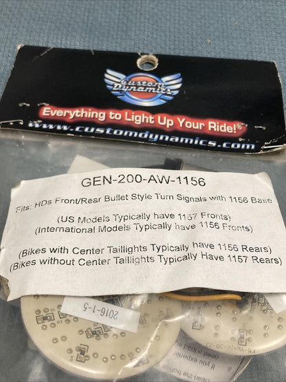 NEW CUSTOM DYNAMICS 2060-0432 LAMP DYNAMIC RINGZ BULLET