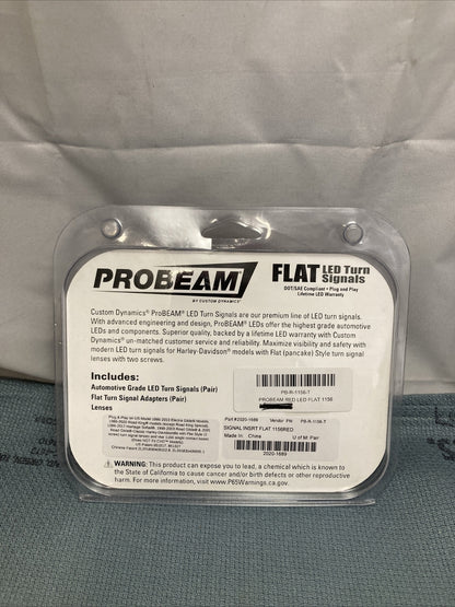 NEW PROBEAM 2020-1689 SIGNAL INSERT FLAT 1156 RED
