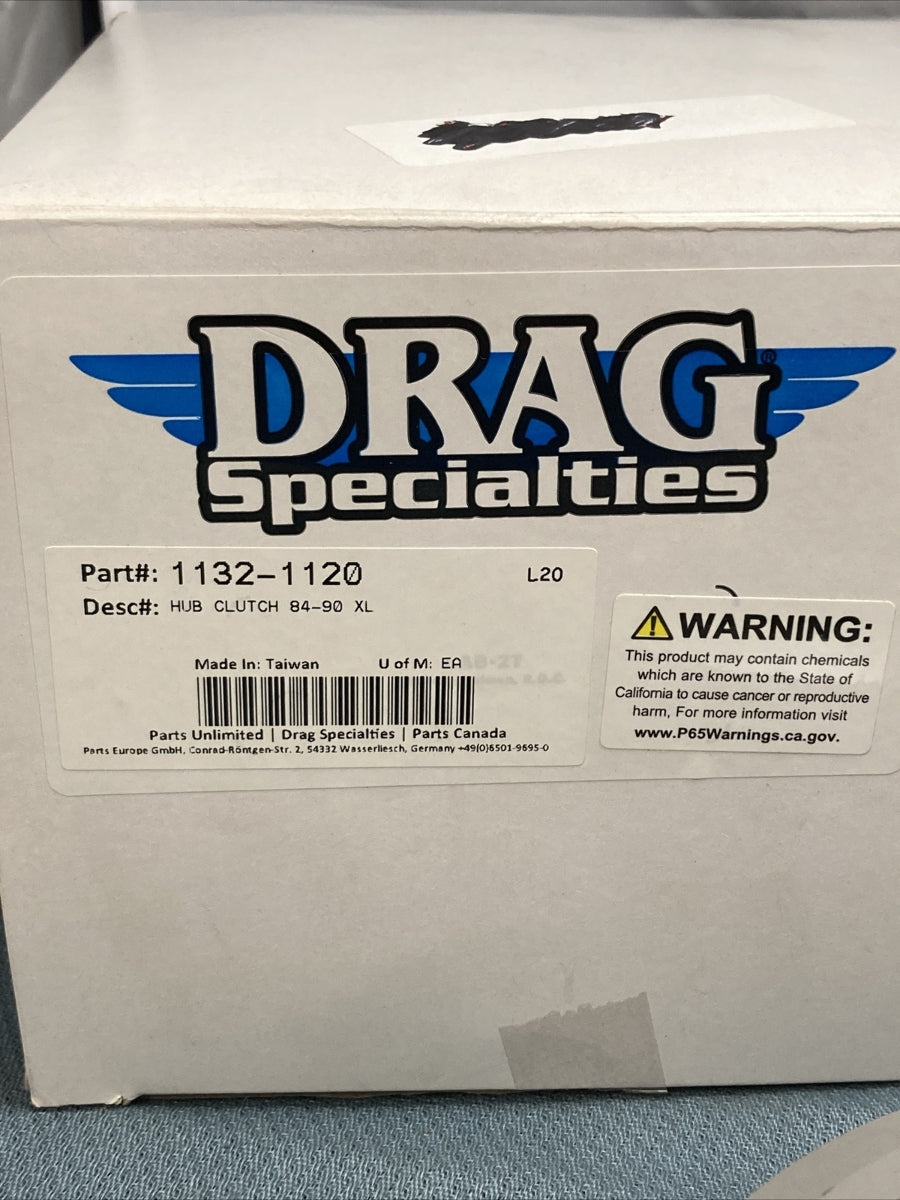 NEW DRAG SPECIALTIES 1132-1120 HUB CLUTCH 84-90 XL