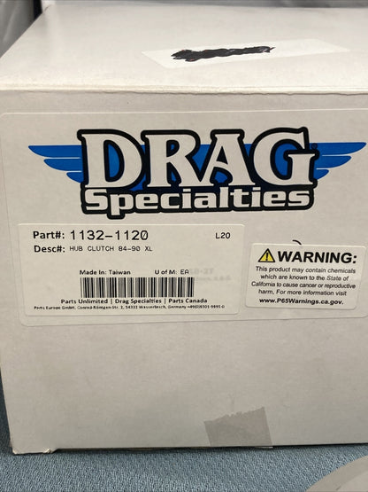NEW DRAG SPECIALTIES 1132-1120 HUB CLUTCH 84-90 XL