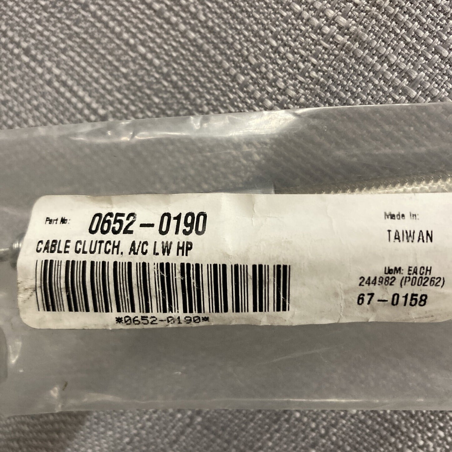 NEW MOTION PRO Armor Coated 67-0158 Braided Stainless Steel Clutch Cable LW HP
